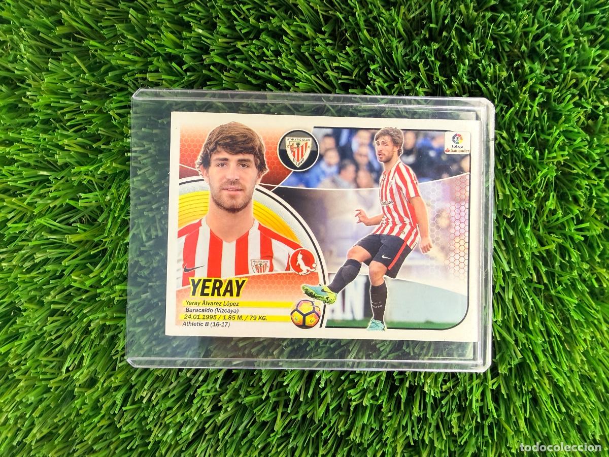 Cromos de F&uacute;tbol: N&ordm; 3 Yeray Mercado de Invierno Athletic Club Liga Este 16 17