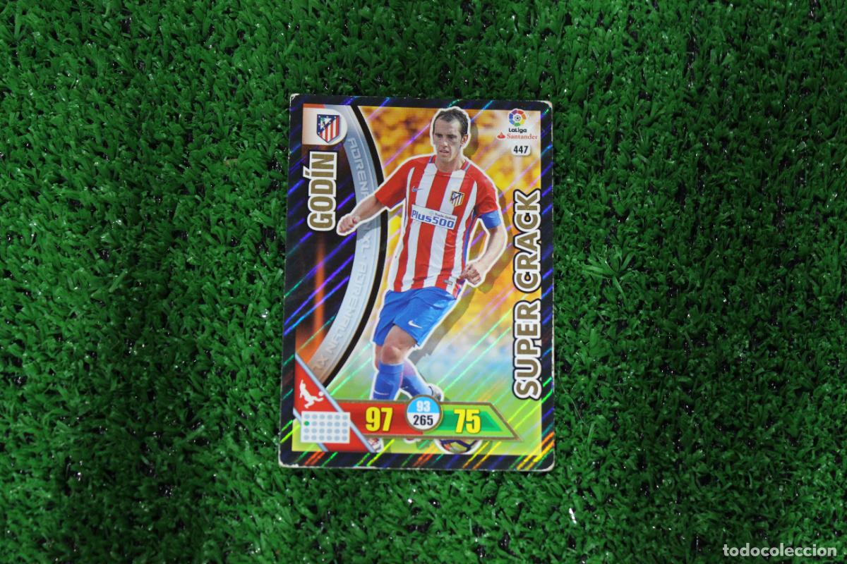 Cromos de F&uacute;tbol: 447 GODIN SUPER CRACK ADRENALYN XL 2016 2017 16 17 LALIGA SANTANDER