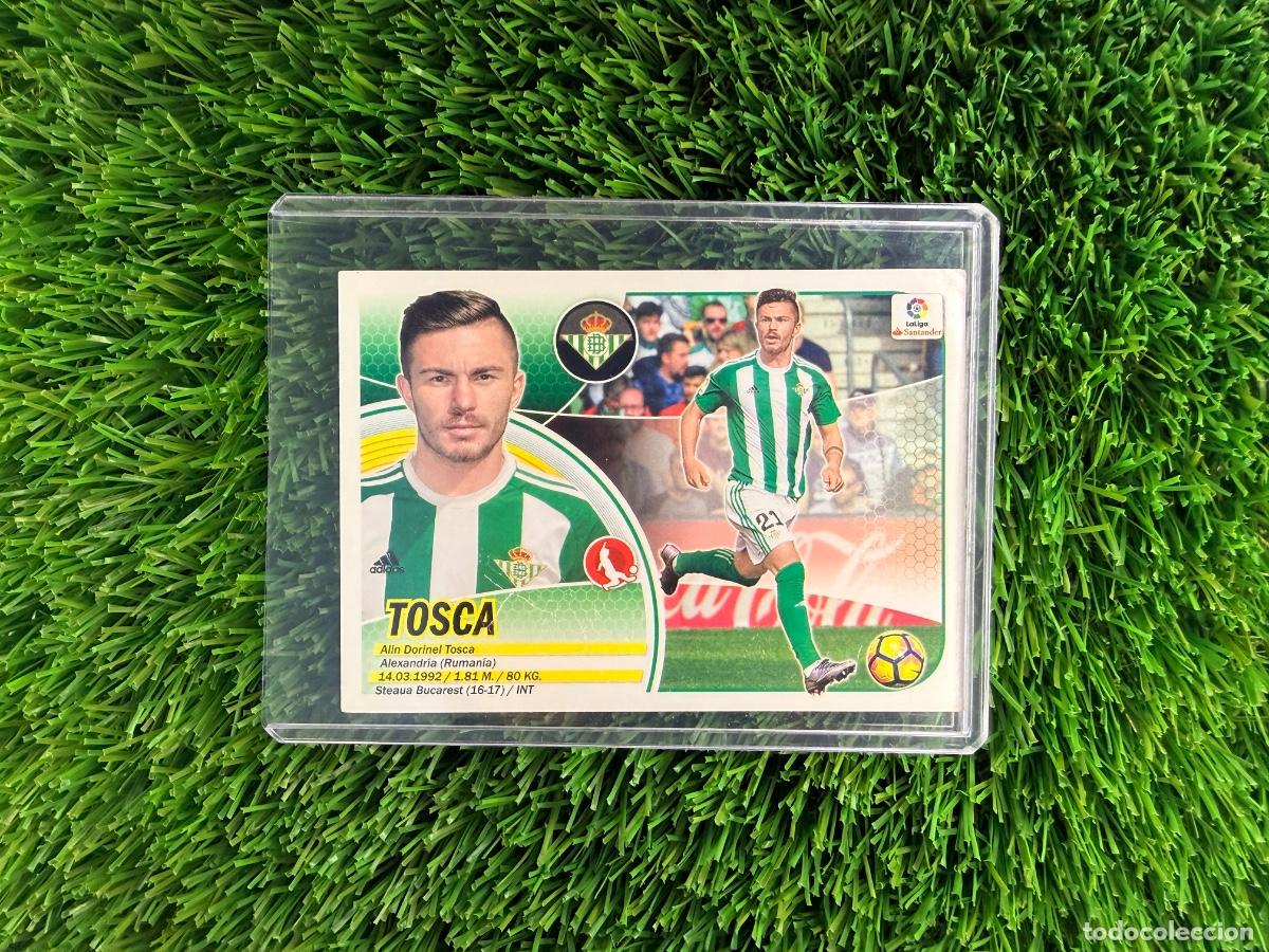Cromos de F&uacute;tbol: N&ordm; 4 Tosca Mercado de Invierno Real Betis Liga Este 16 17