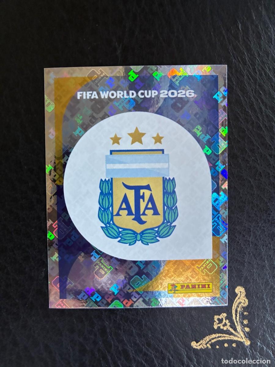 Cromos de F&uacute;tbol: ARG 1 ESCUDO LOGO ARGENTINA ARG1 ARGENTINA FIFA WORLD CUP MUNDIAL 2026 26 PANINI