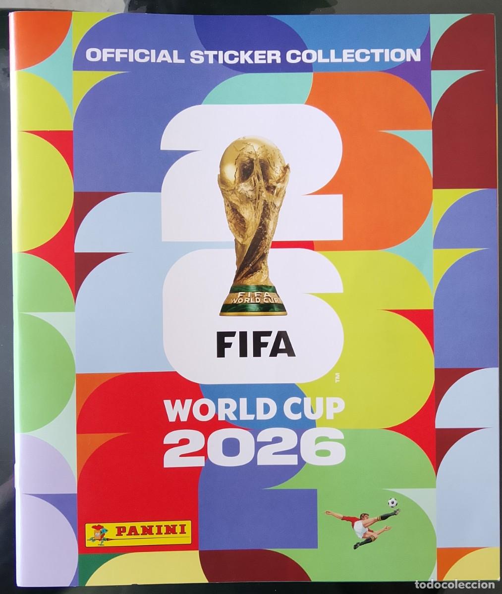 Fu&szlig;ball-Sticker: &Aacute;lbum Mundial FIFA 2026.