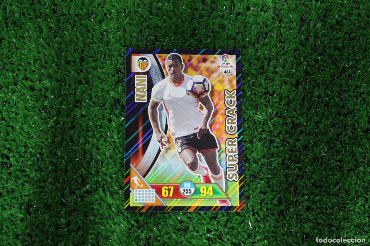 Fu&szlig;ball-Sticker: 464 NANI SUPER CRACK ADRENALYN XL 2016 2017 16 17 LALIGA SANTANDER