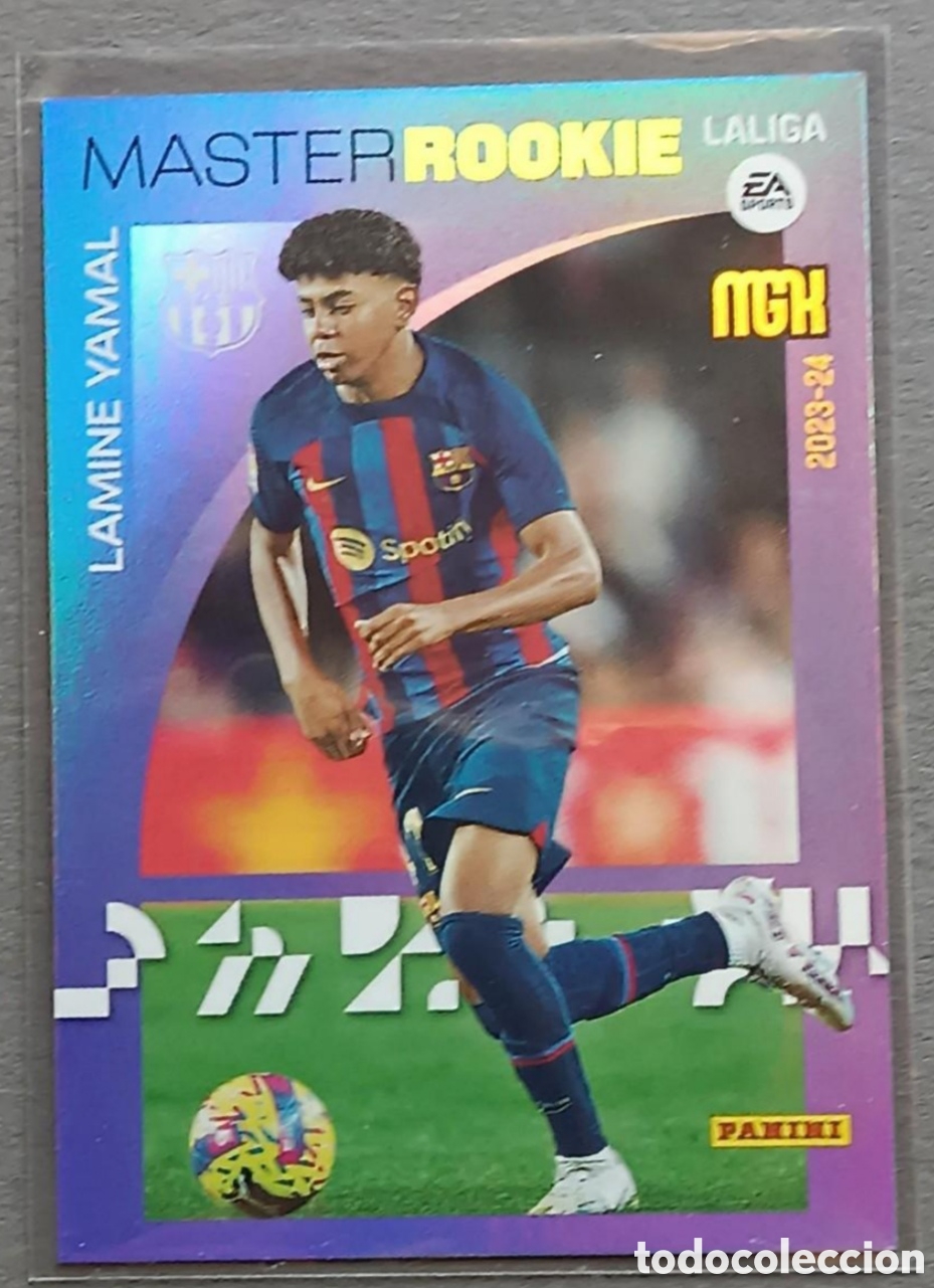 Fu&szlig;ball-Sticker: LAMINE YAMAL Master Rookie Hist&oacute;rico 423 Panini MGK 2023-24