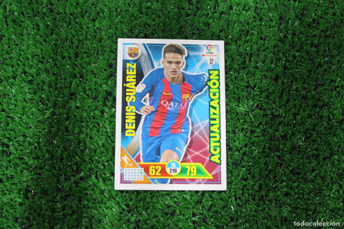 Cromos de Futebol: 70 BIS DENIS SU&Aacute;REZ ADRENALYN XL 2016 2017 16 17 LALIGA SANTANDER