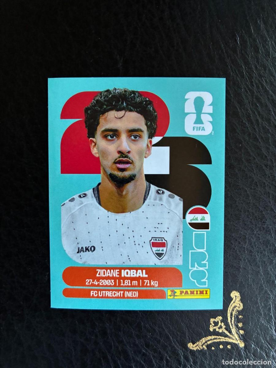 Cromos de F&uacute;tbol: IRQ 9 ZIDANE IQBAL IRQ9 IRAQ FIFA WORLD CUP MUNDIAL 2026 26 PANINI