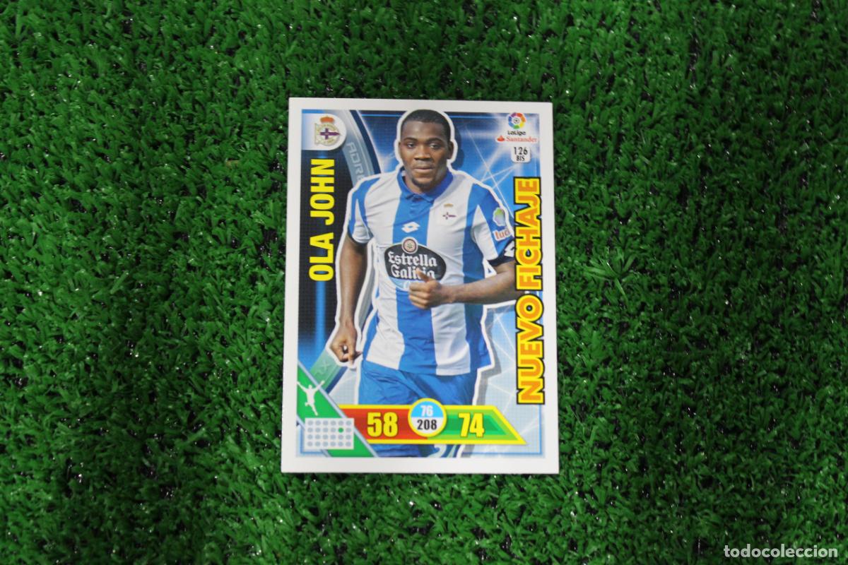 Fu&szlig;ball-Sticker: 126 BIS OLA JOHN ADRENALYN XL 2016 2017 16 17 LALIGA SANTANDER