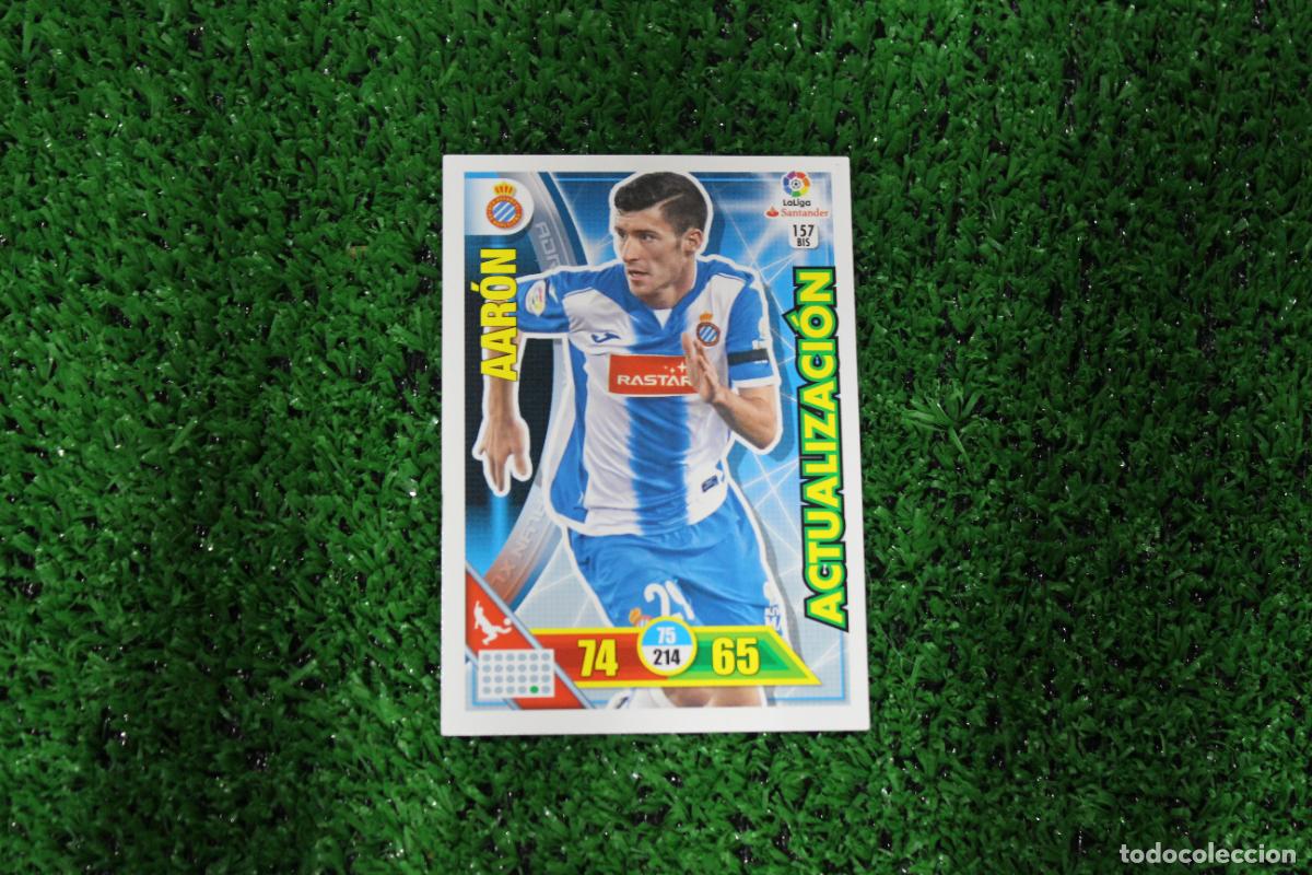 Fu&szlig;ball-Sticker: 157 BIS AAR&Oacute;N ADRENALYN XL 2016 2017 16 17 LALIGA SANTANDER