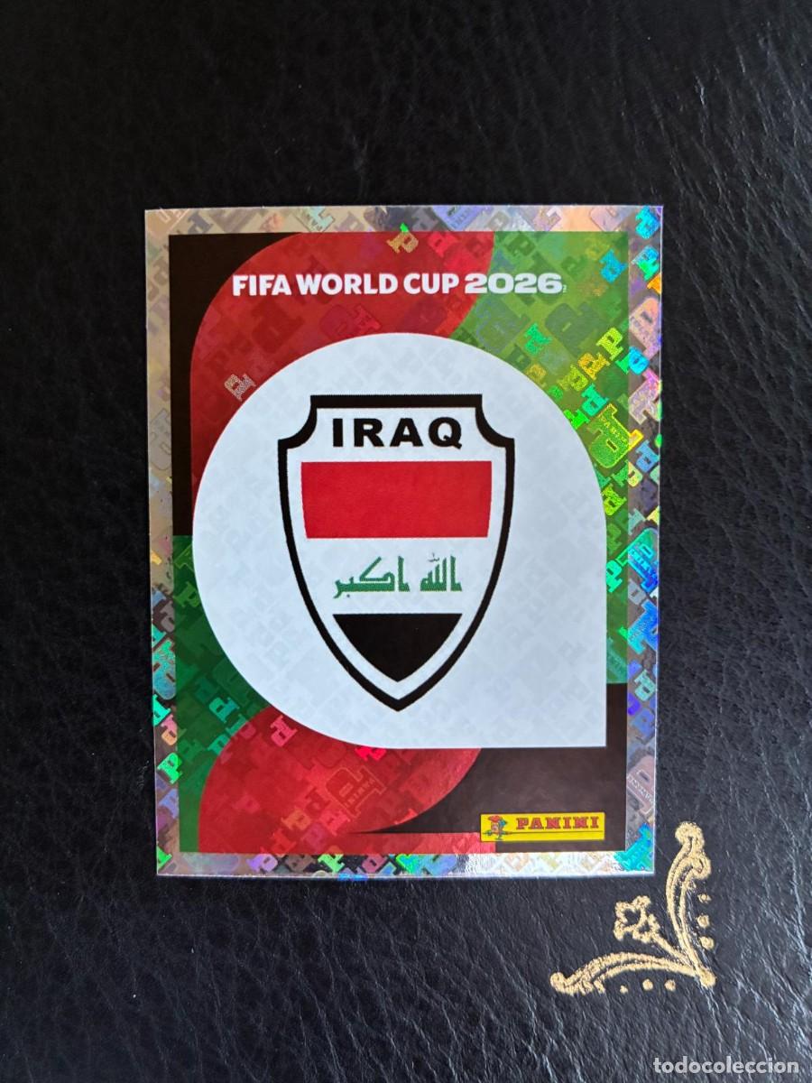 Fu&szlig;ball-Sticker: IRQ 1 ESCUDO LOGO IRQ1 IRAQ FIFA WORLD CUP MUNDIAL 2026 26 PANINI
