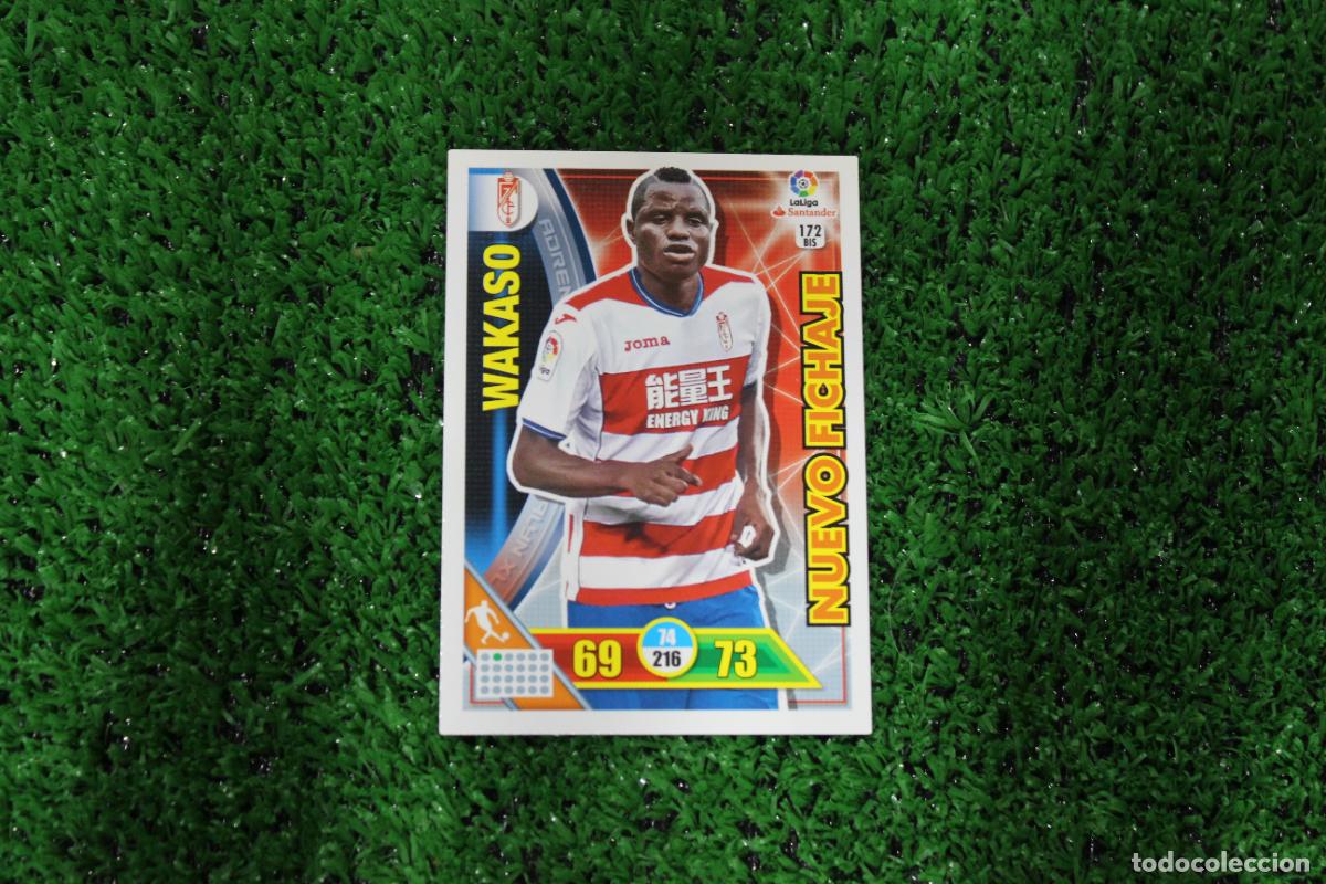Fu&szlig;ball-Sticker: 172 BIS WAKASO ADRENALYN XL 2016 2017 16 17 LALIGA SANTANDER