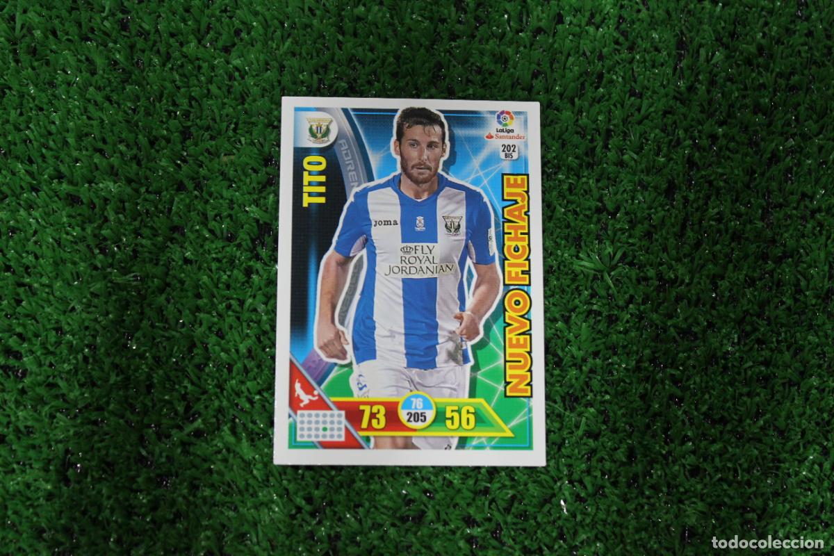 Football Stickers: 202 BIS TITO ADRENALYN XL 2016 2017 16 17 LALIGA SANTANDER