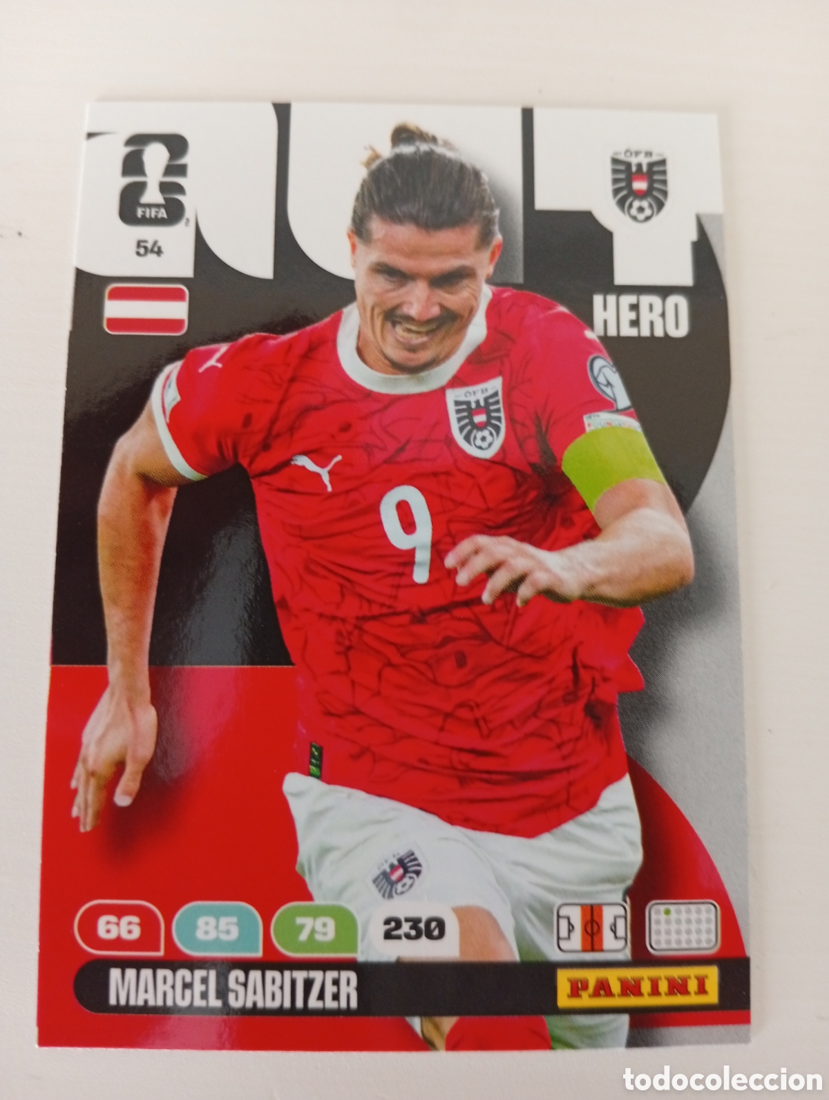 Cromos de F&uacute;tbol: 54 MARCEL SABITZER AUSTRIA ADRENALYN MUNDIAL FIFA WORLD CUP 2026 PANINI