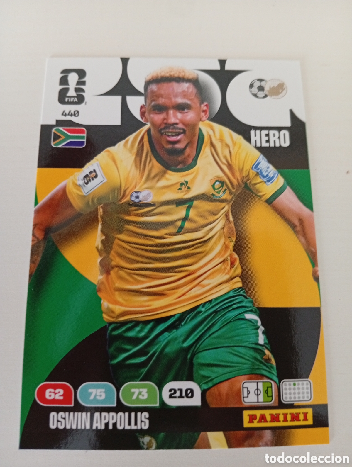 Cromos de Futebol: 440 WORLD CUP 2026 OSWIN APPOLLIS SUDAFRICA HERO ADRENALYN MUNDIAL PANINI 26