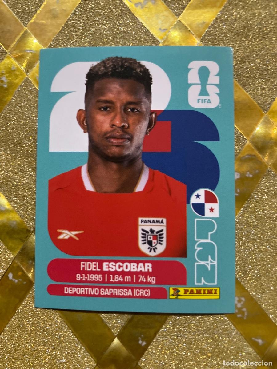 Cromos de Futebol: CROMO DE F&Uacute;TBOL NUMERO PAN 4 FIDEL ESCOBAR PANAMA MUNDIAL 2026 MEXICO-EEUU-CANADA PANINI !