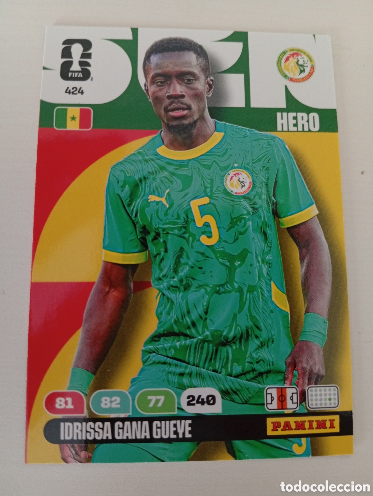 Cromos de F&uacute;tbol: 424 Idrissa Gana Gueye senegal ADRENALYN MUNDIAL FIFA WORLD CUP 2026 PANINI