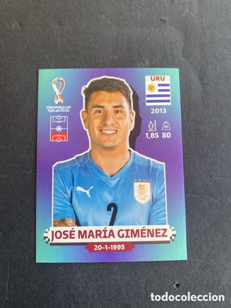 Football Stickers: Cromo Mundial Qatar 2022 Uruguay N* 7