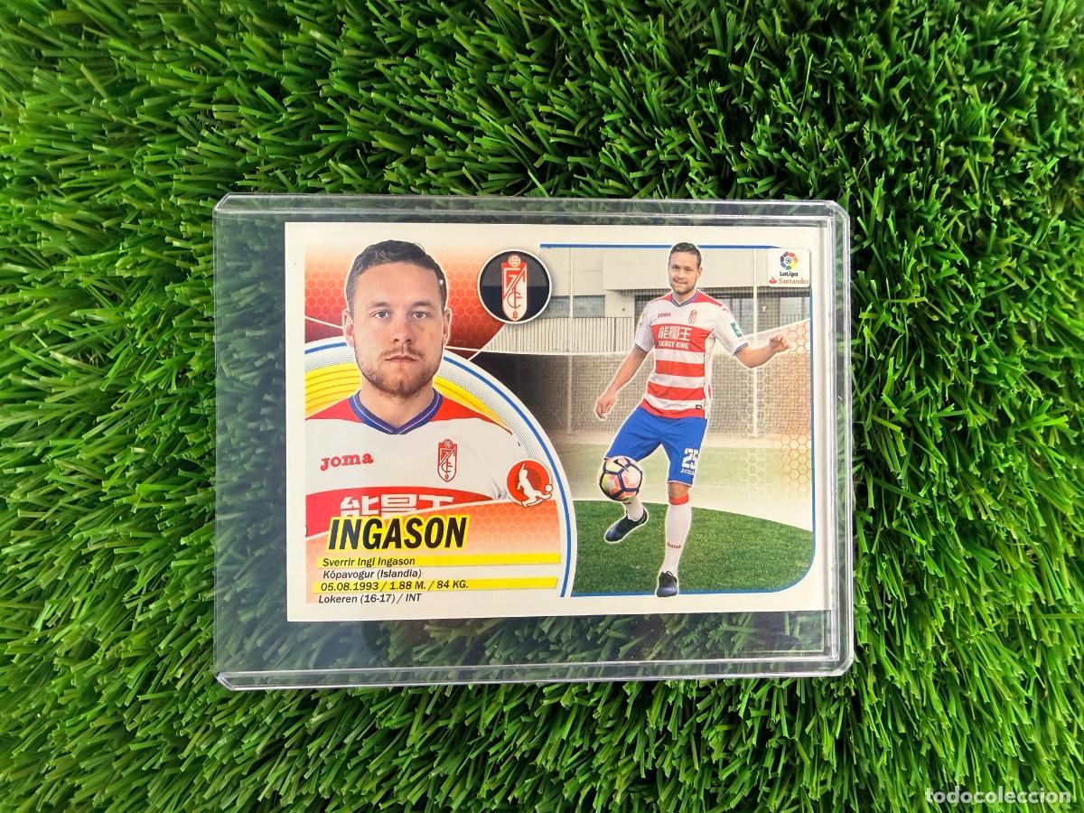 Football Stickers: N&ordm; 12 Ingason Mercado de Invierno Granada CF Liga Este 16 17