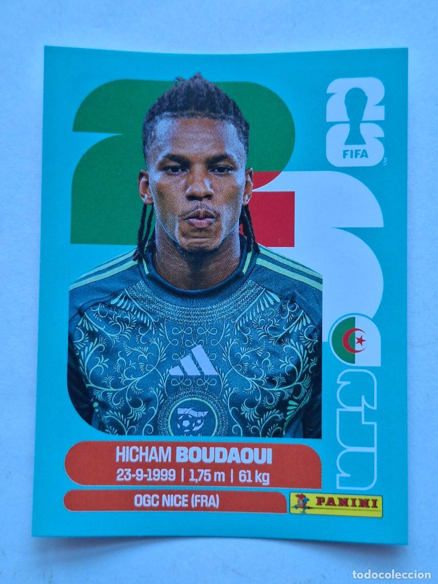 Football Stickers: #ALG 10 HICHAM BOUDAOUI (Algeria) - Panini FIFA World Cup 2026 Sticker
