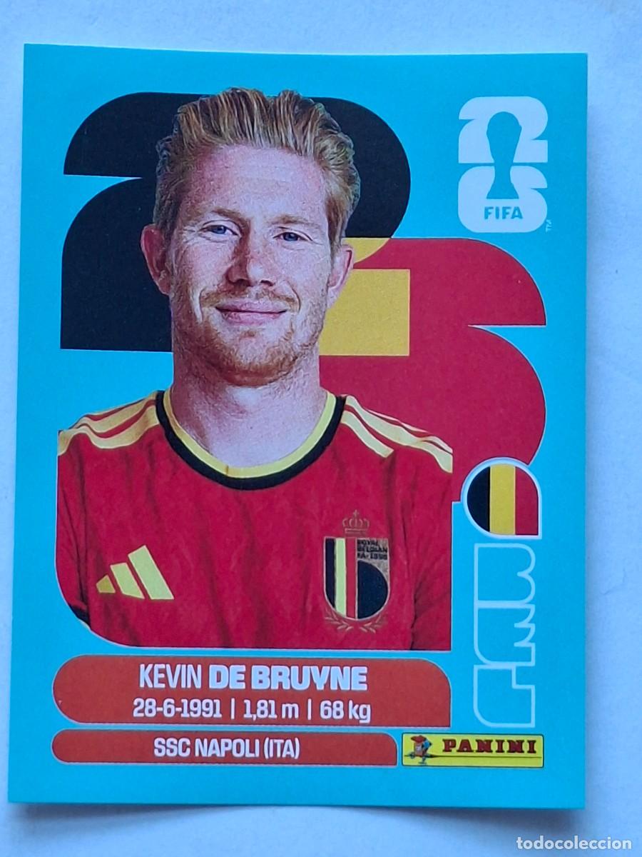 Football Stickers: #BEL 15 KEVIN DE BRUYNE (Belgium) - Panini FIFA World Cup 2026 Sticker