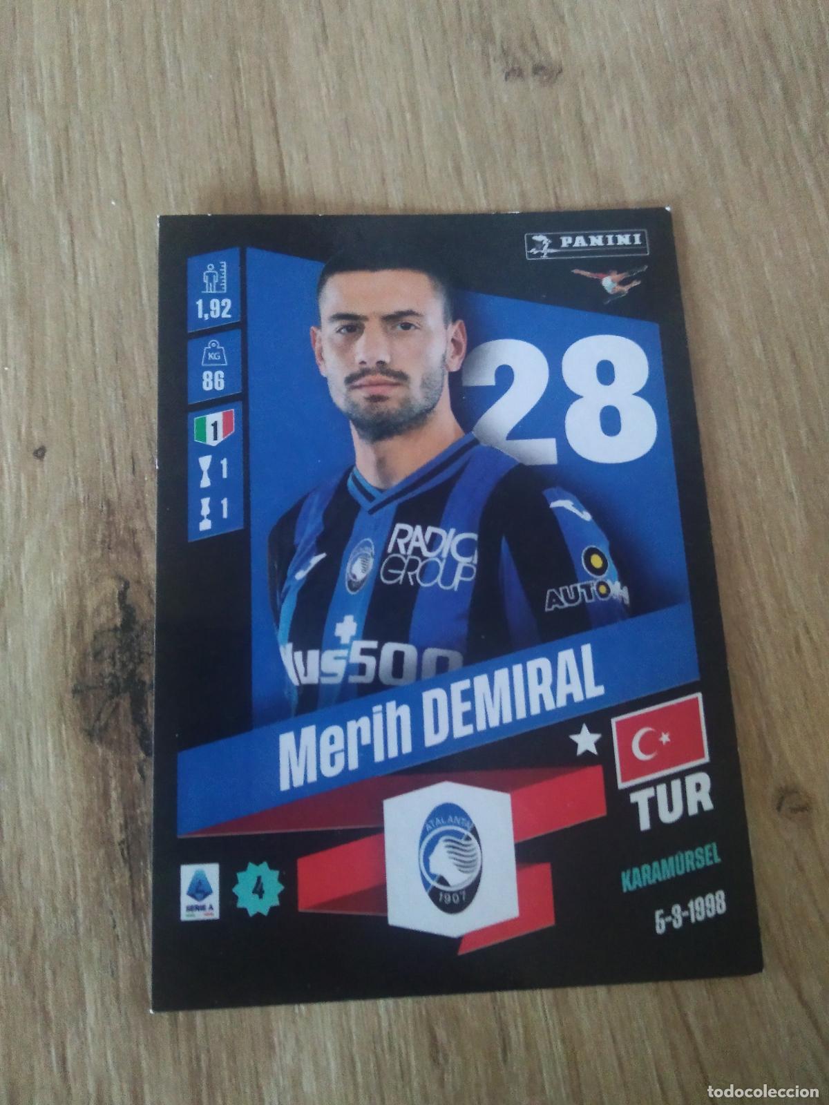 Football Stickers: 10 MERIH DEMIRAL ATALANTA CROMO FUTBOL PANINI LIGA ITALIA 22-23 CALCIATORI 2022-2023