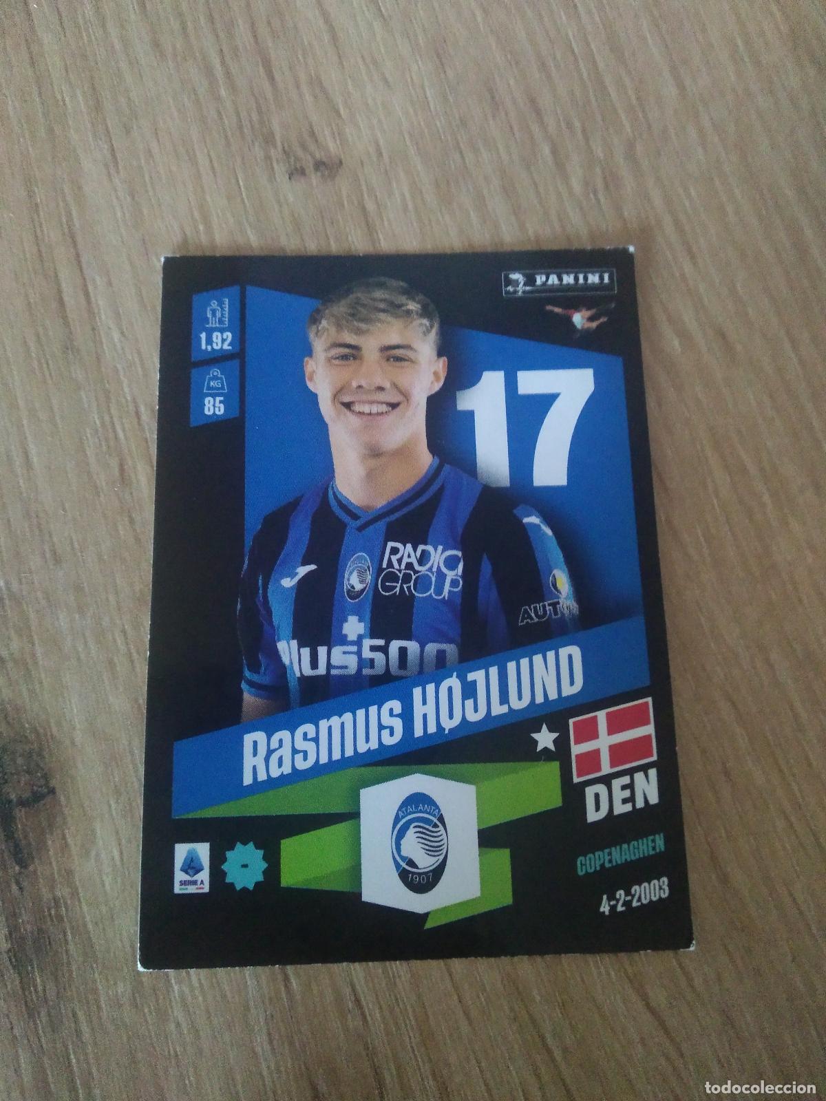 Cromos de f&uacute;tbol: 28 RASMUS HOJLUND ATALANTA CROMO FUTBOL PANINI LIGA ITALIA 22-23 CALCIATORI 2022-2023