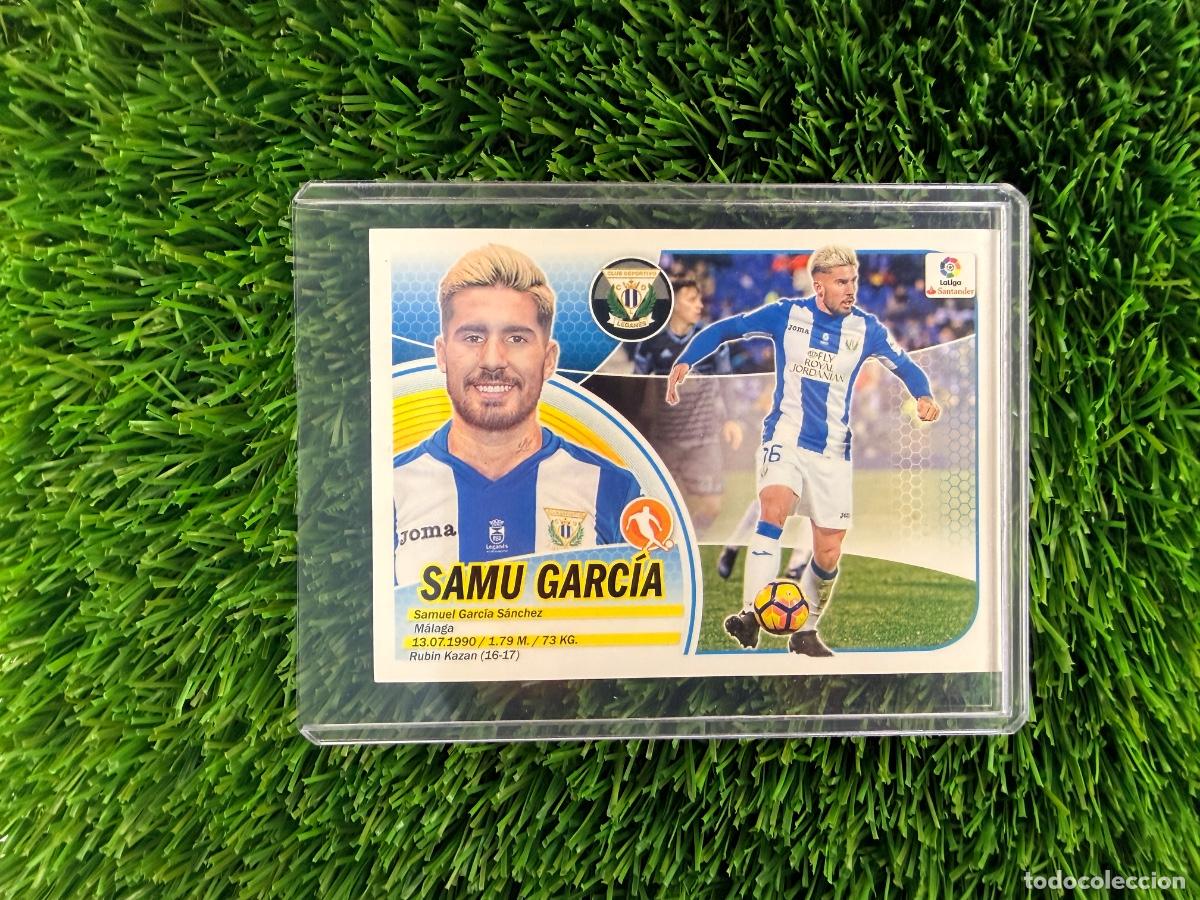 Fu&szlig;ball-Sticker: N&ordm; 22 Samu Garc&iacute;a Mercado de Invierno CD Legan&eacute;s Liga Este 16 17