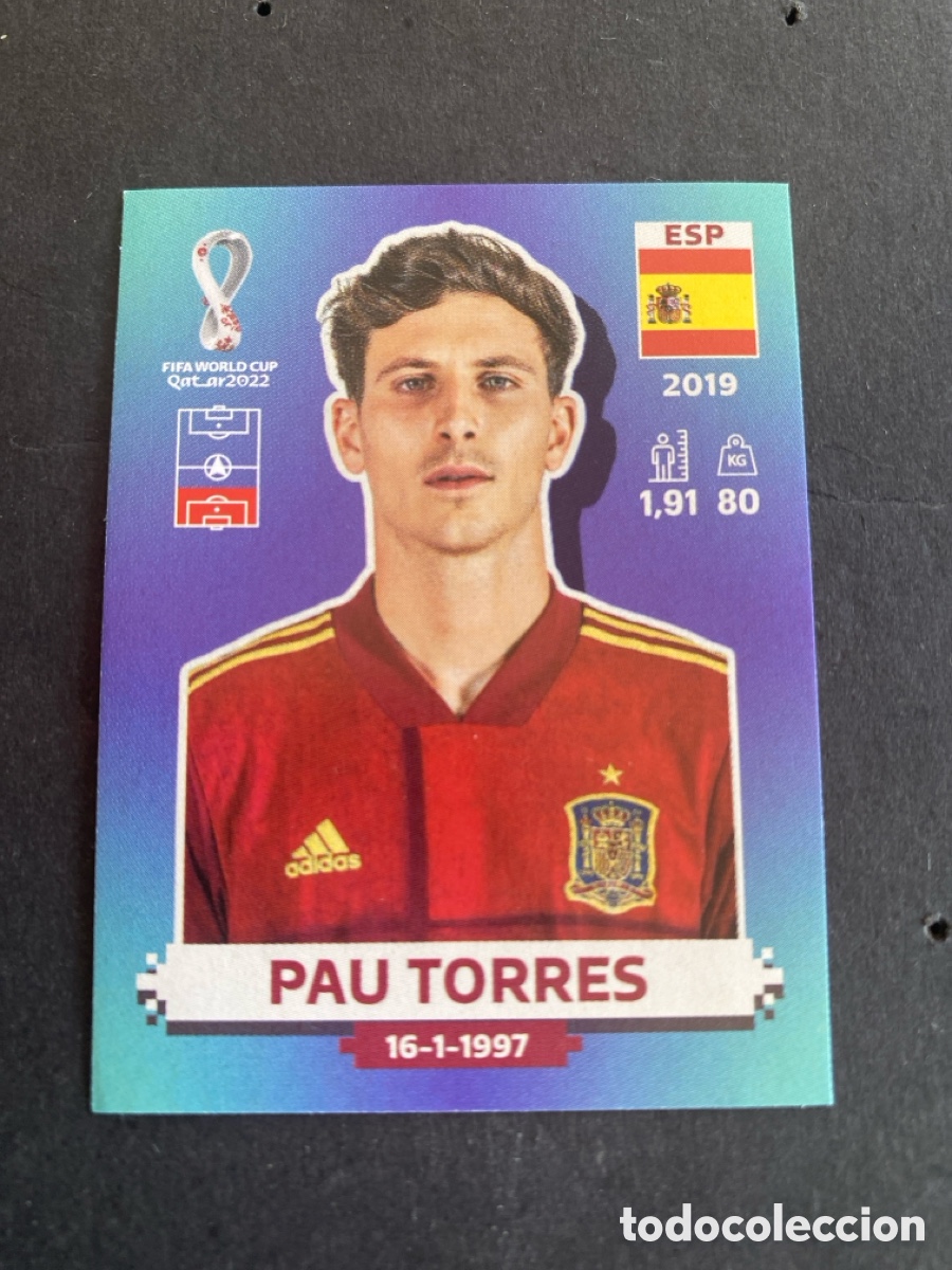 Fu&szlig;ball-Sticker: Cromo Mundial Qatar 2022 Espa&ntilde;a N*9