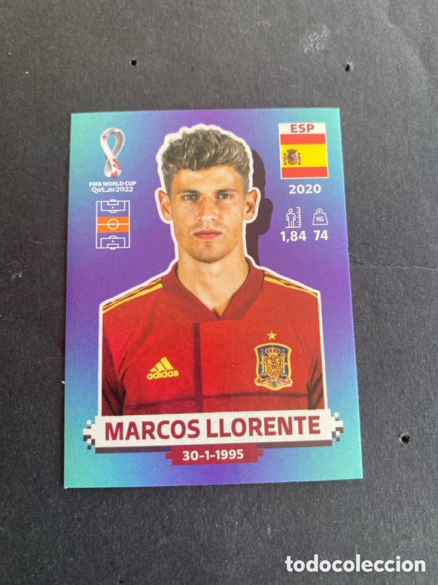 Fu&szlig;ball-Sticker: Cromo Mundial Qatar 2022 Espa&ntilde;a N*12
