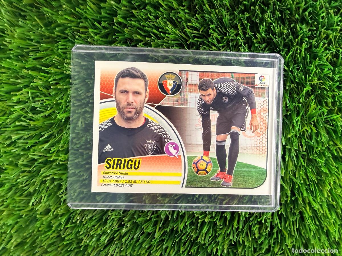 Fu&szlig;ball-Sticker: N&ordm; 29 Sirigu Mercado de Invierno CA Osasuna Liga Este 16 17