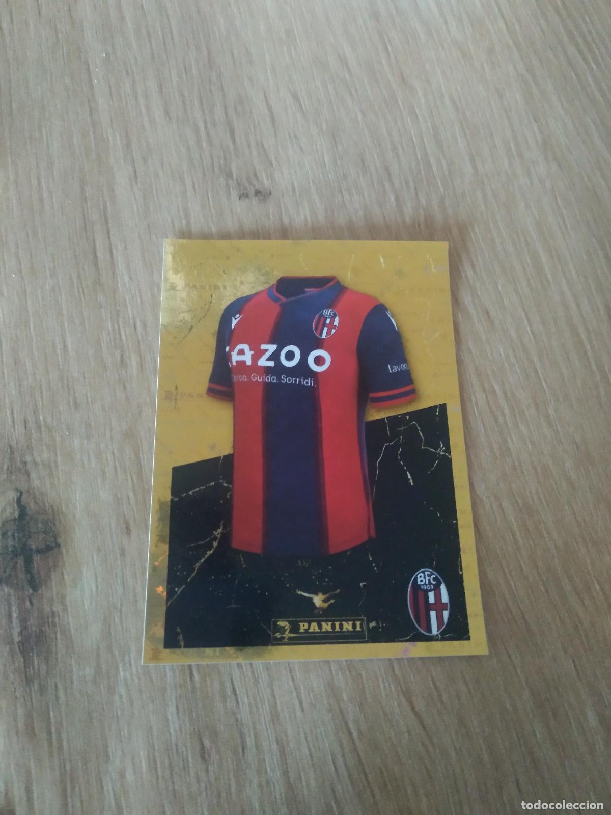 Fu&szlig;ball-Sticker: 59 CAMISETA UPGRADE BOLOGNA CROMO FUTBOL PANINI LIGA ITALIA 22-23 CALCIATORI 2022-2023