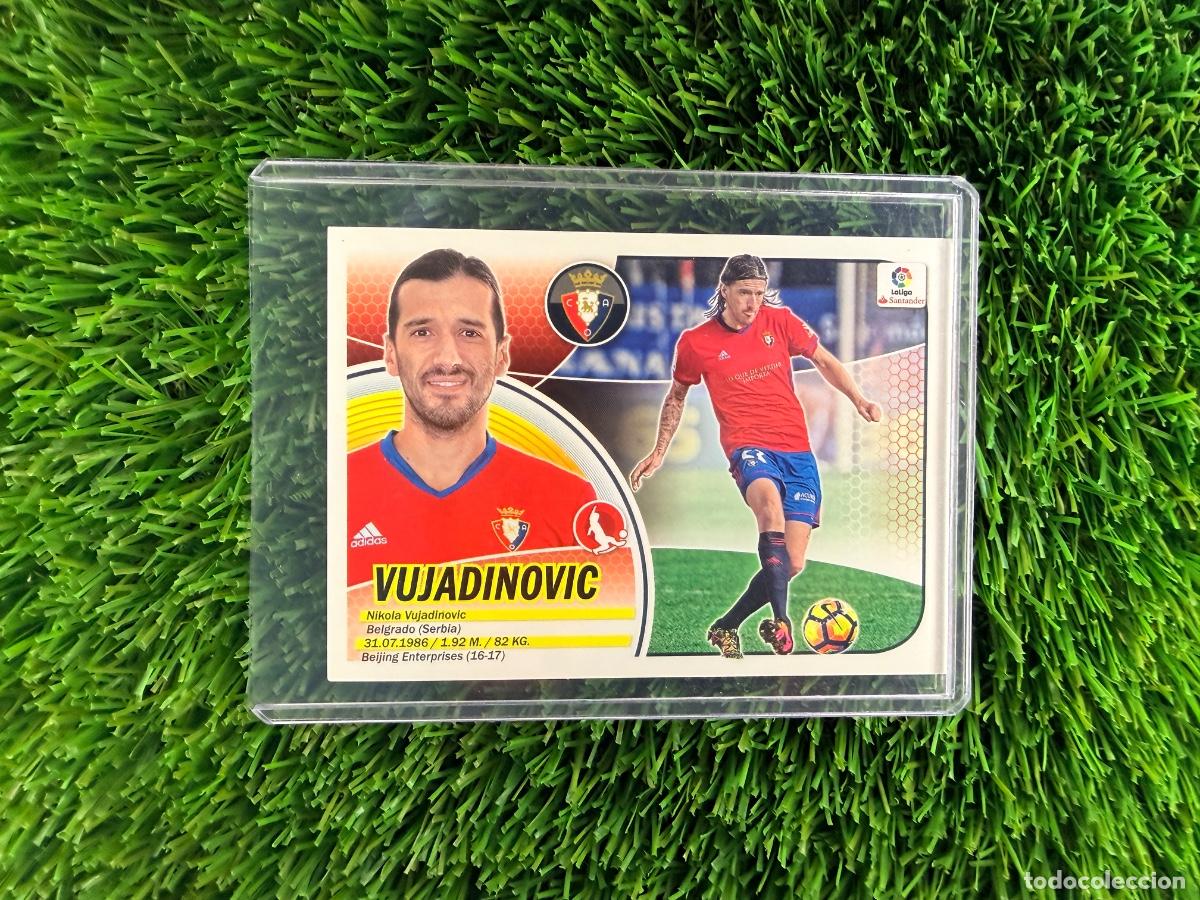Fu&szlig;ball-Sticker: N&ordm; 30 Vujadinovic Mercado de Invierno CA Osasuna Liga Este 16 17