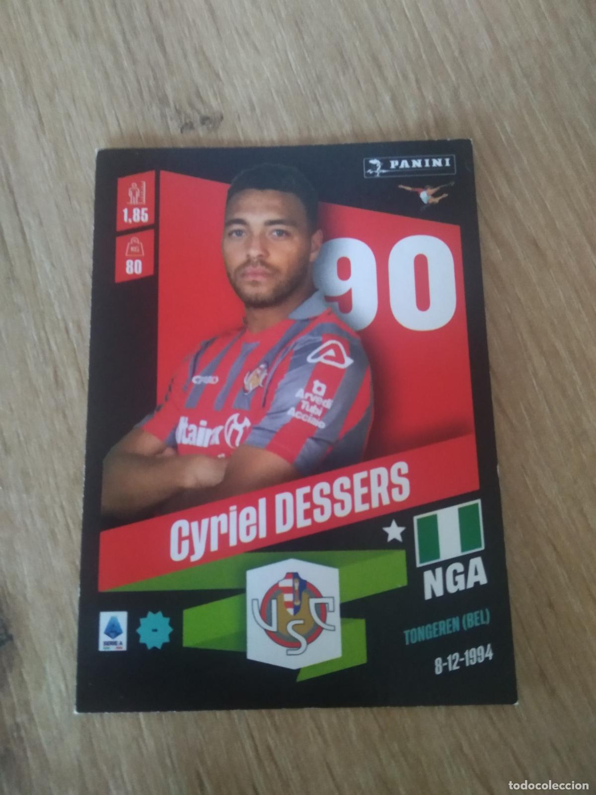 Cromos de Futebol: 78 CYRIEL DESSERS CREMONESE CROMO FUTBOL PANINI LIGA ITALIA 22-23 CALCIATORI 2022-2023