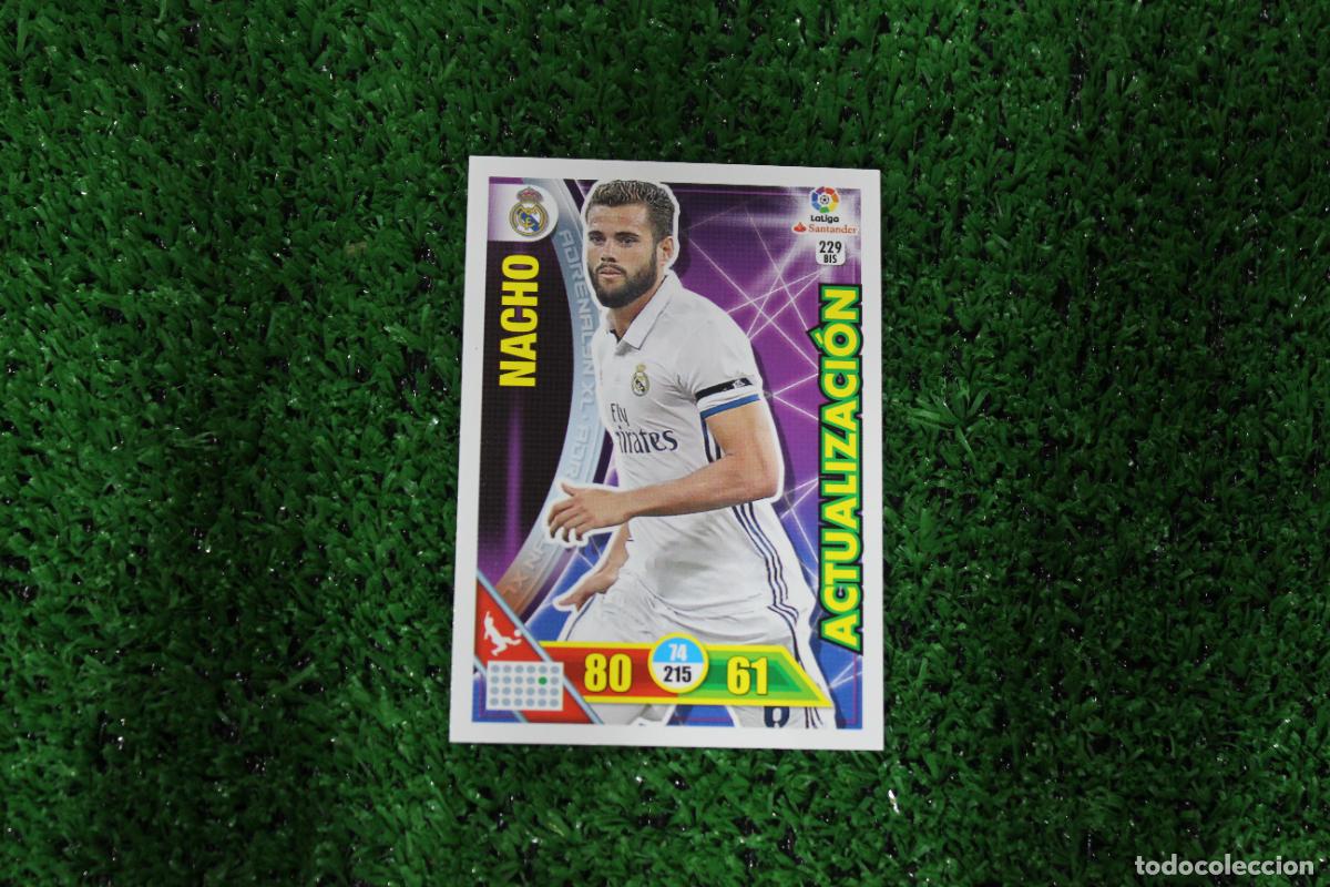 Cromos de Futebol: 229 BIS NACHO ADRENALYN XL 2016 2017 16 17 LALIGA SANTANDER
