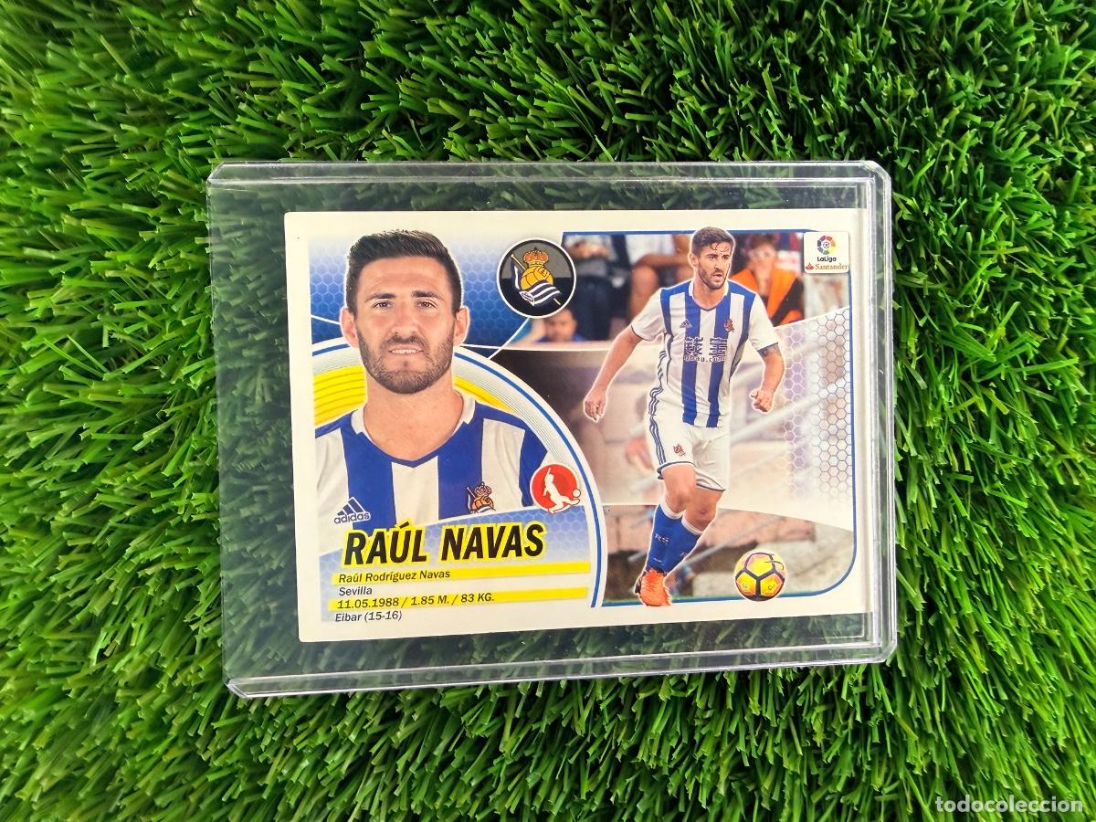 Cromos de Futebol: N&ordm; 31 Ra&uacute;l Navas Mercado de Invierno Real Sociedad Liga Este 16 17