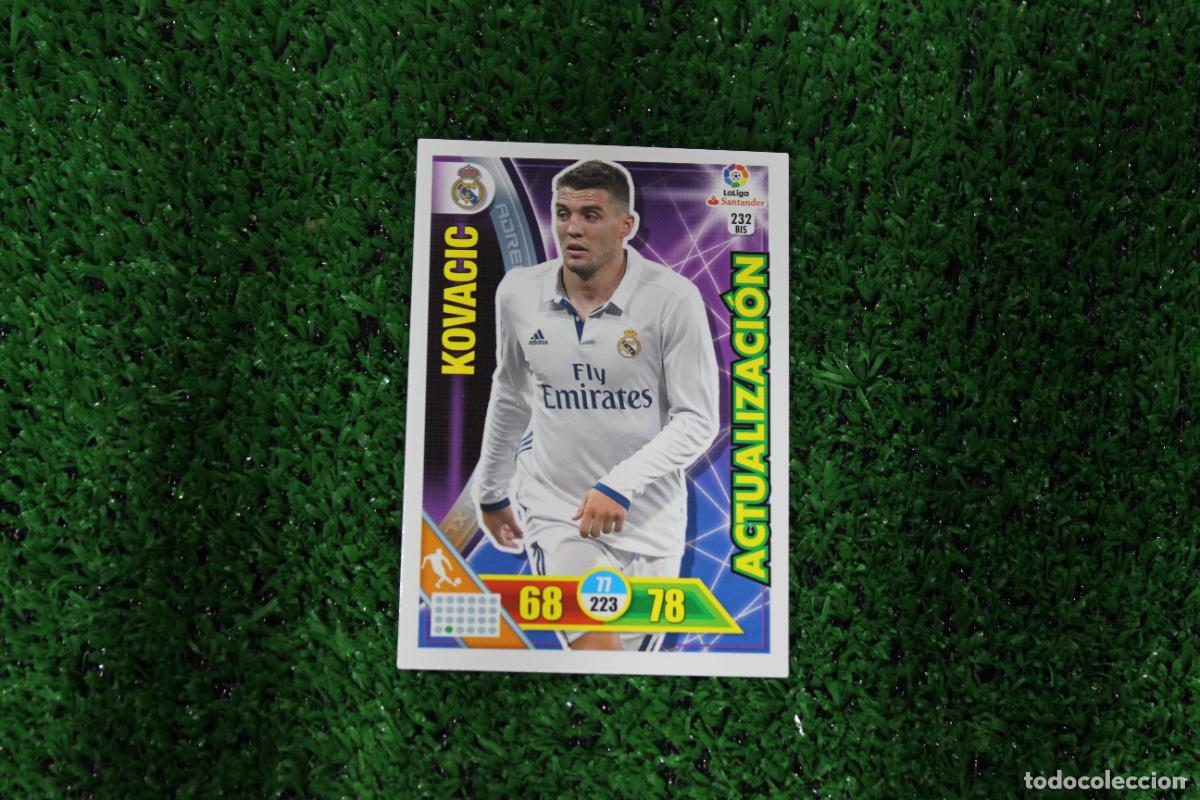 Cromos de F&uacute;tbol: 232 BIS KOVACIC ADRENALYN XL 2016 2017 16 17 LALIGA SANTANDER