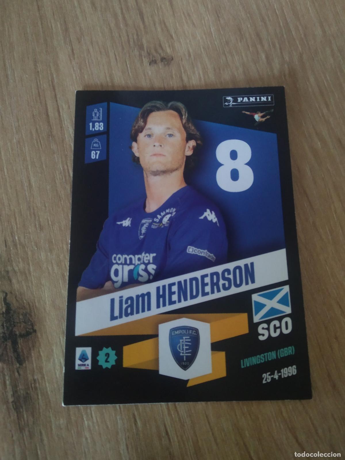 Cromos de F&uacute;tbol: 102 LIAM HENDERSON EMPOLI CROMO FUTBOL PANINI LIGA ITALIA 22-23 CALCIATORI 2022-2023