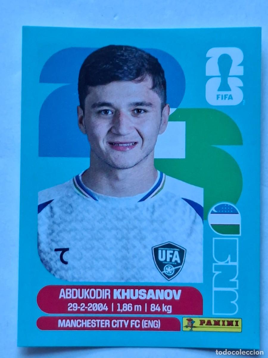 Cromos de F&uacute;tbol: #UZB 9 ABDUKODIR KHUSANOV (Uzbekistan) - Panini FIFA World Cup 2026 Sticker