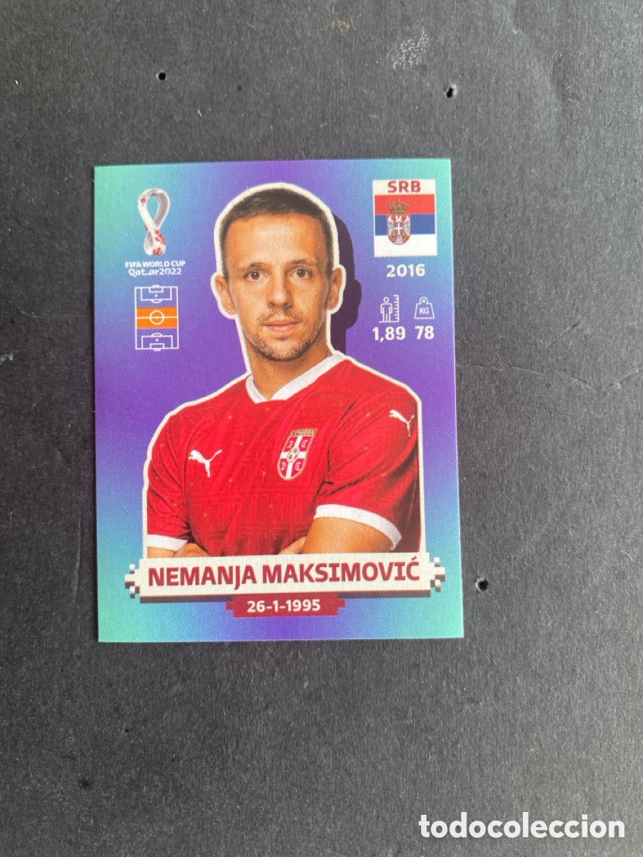 Cromos de F&uacute;tbol: Cromo Mundial Qatar 2022 Serbia N* 13