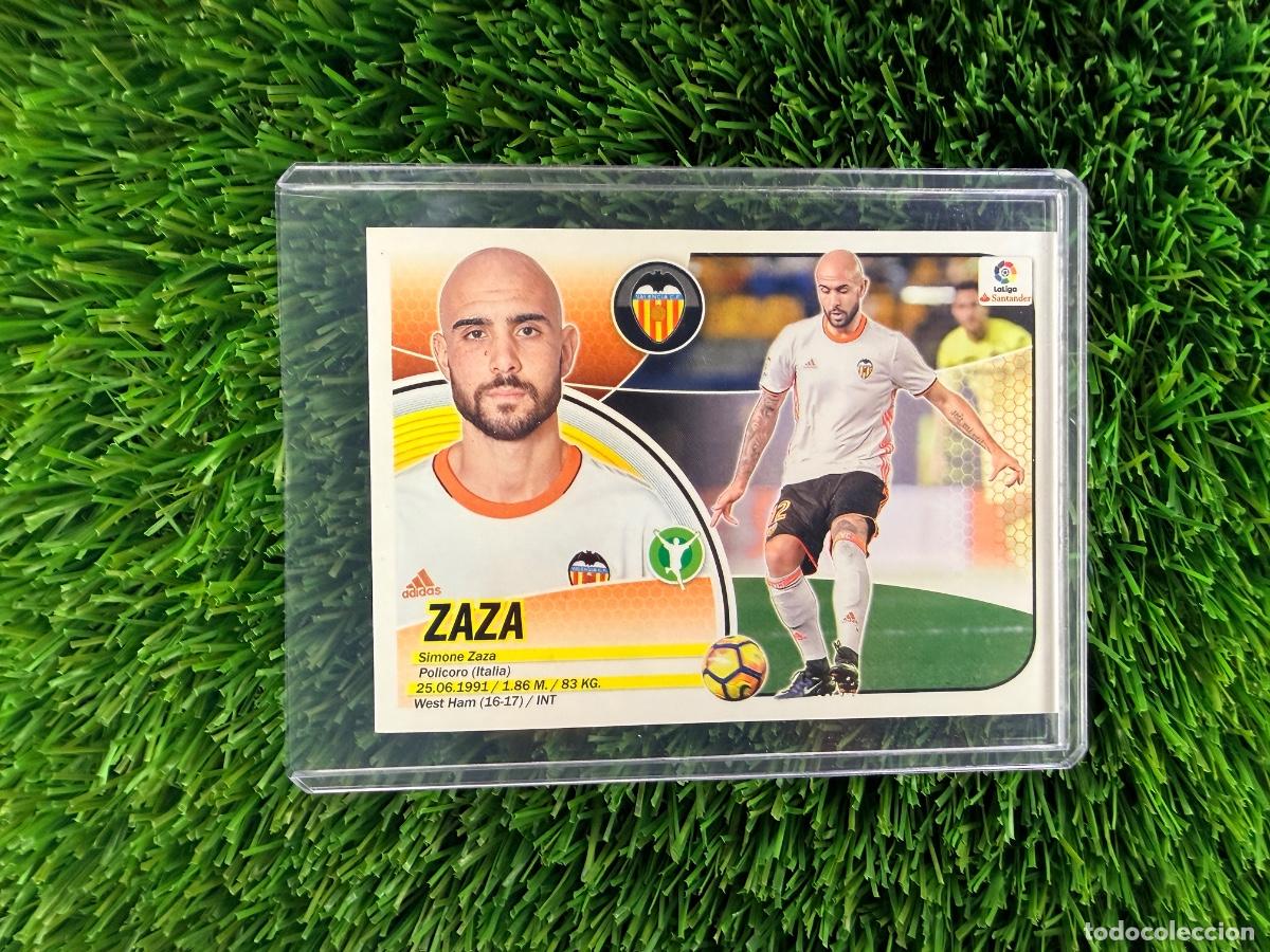 Cromos de F&uacute;tbol: N&ordm; 39 Zaza Mercado de Invierno Valencia CF Liga Este 16 17