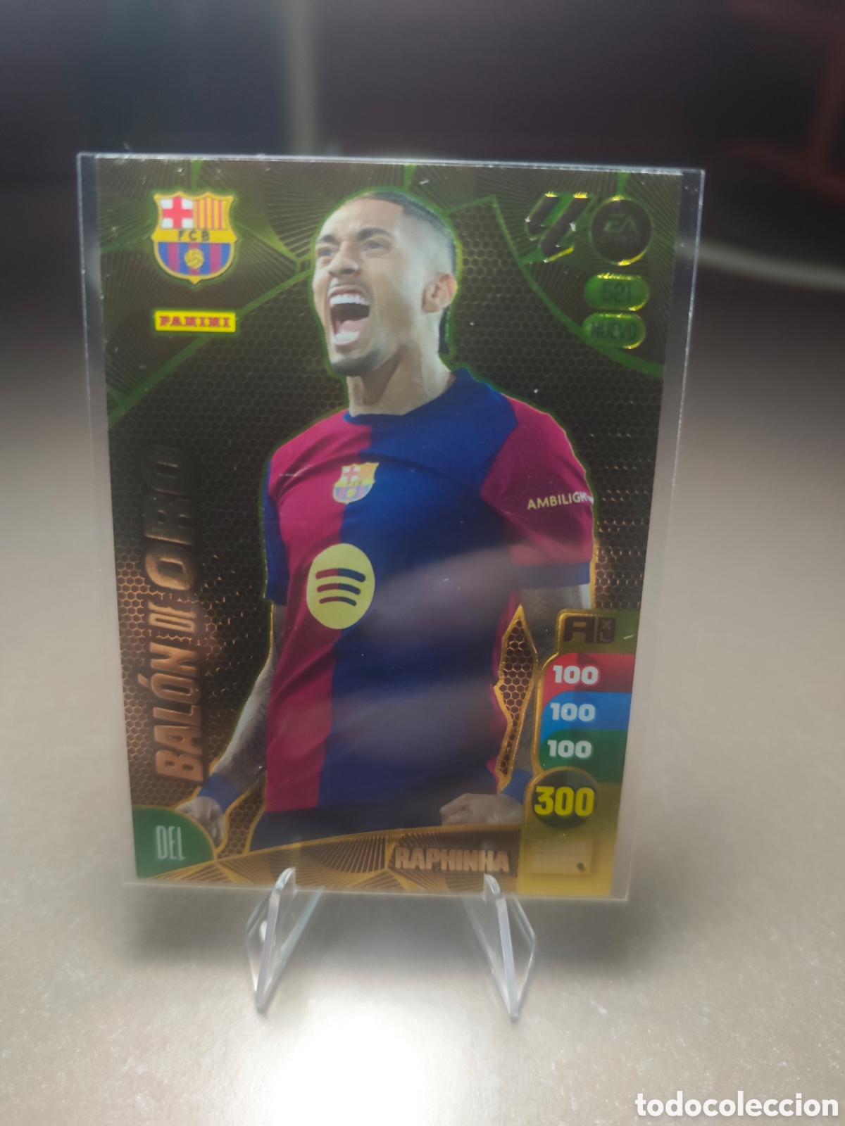 Cromos de F&uacute;tbol: 521 RAPHINHA BARCELONA BALON DE ORO ACTUALIZACION PANINI LIGA ADRENALYN XL 2024 2025