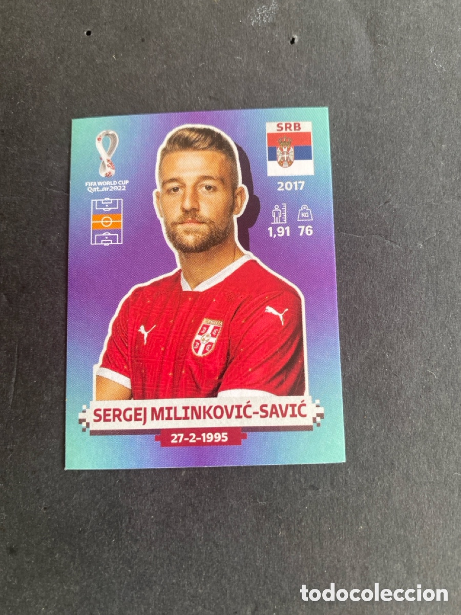 Cromos de F&uacute;tbol: Cromo Mundial Qatar 2022 Serbia N* 14