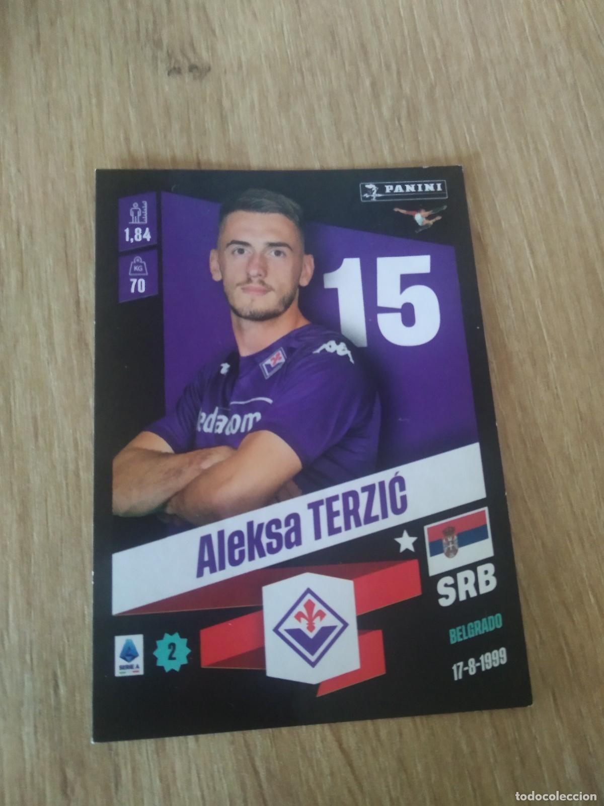 Cromos de F&uacute;tbol: 117 ALEKSA TERZIC FIORENTINA CROMO FUTBOL PANINI LIGA ITALIA 22-23 CALCIATORI 2022-2023