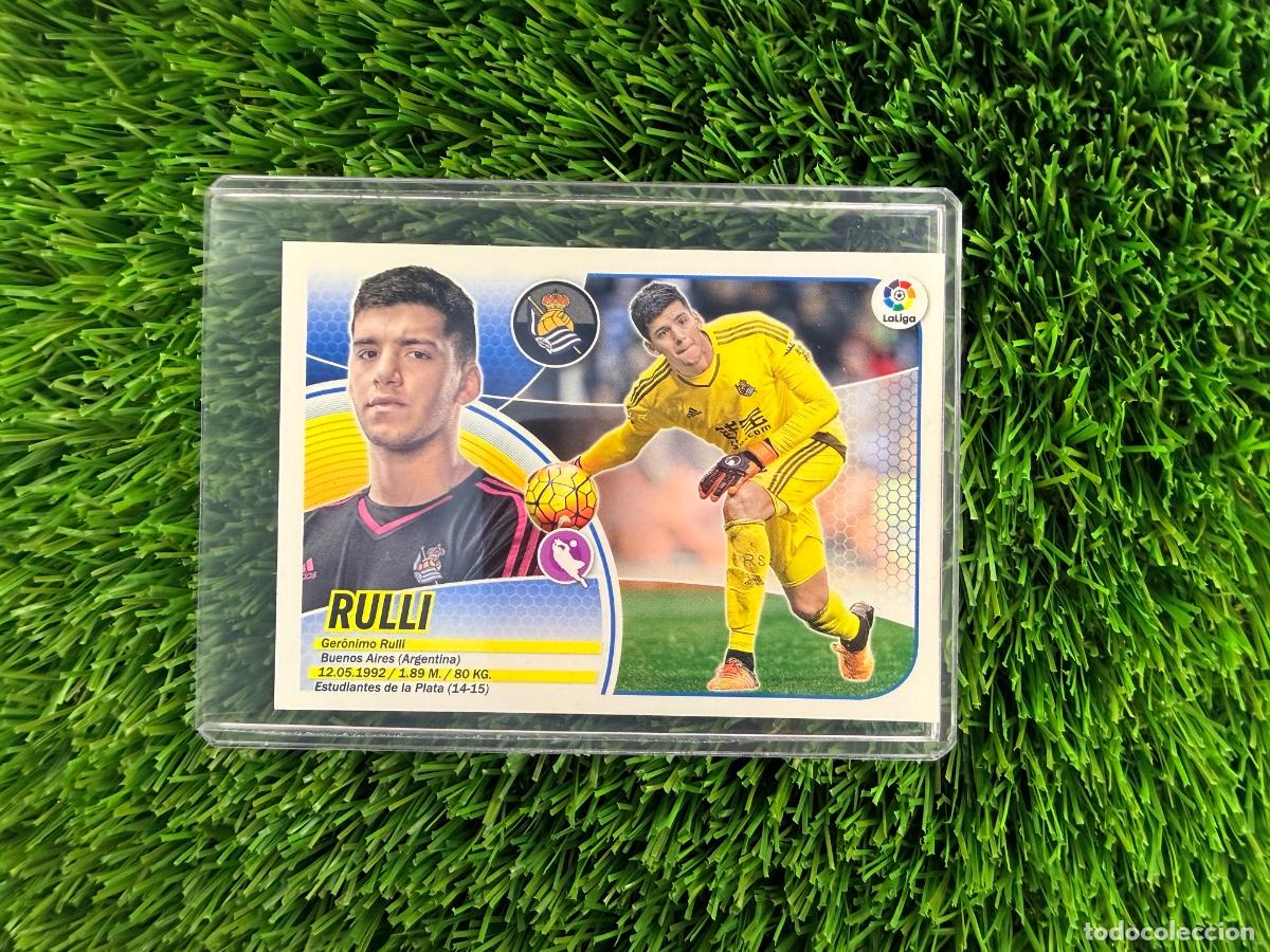 Cromos de F&uacute;tbol: N&ordm; 1 Rulli Real Sociedad Liga Este 16 17