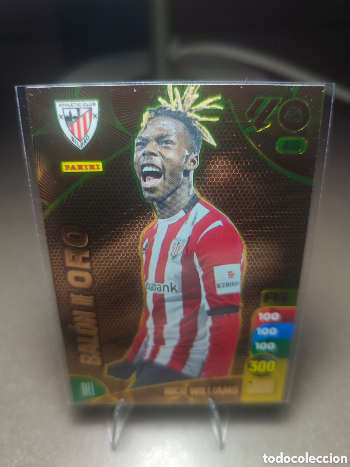 Football Stickers: WILLIAMS BILBAO 469 BALON DE ORO ADRENALYN XL LIGA 2024/2025