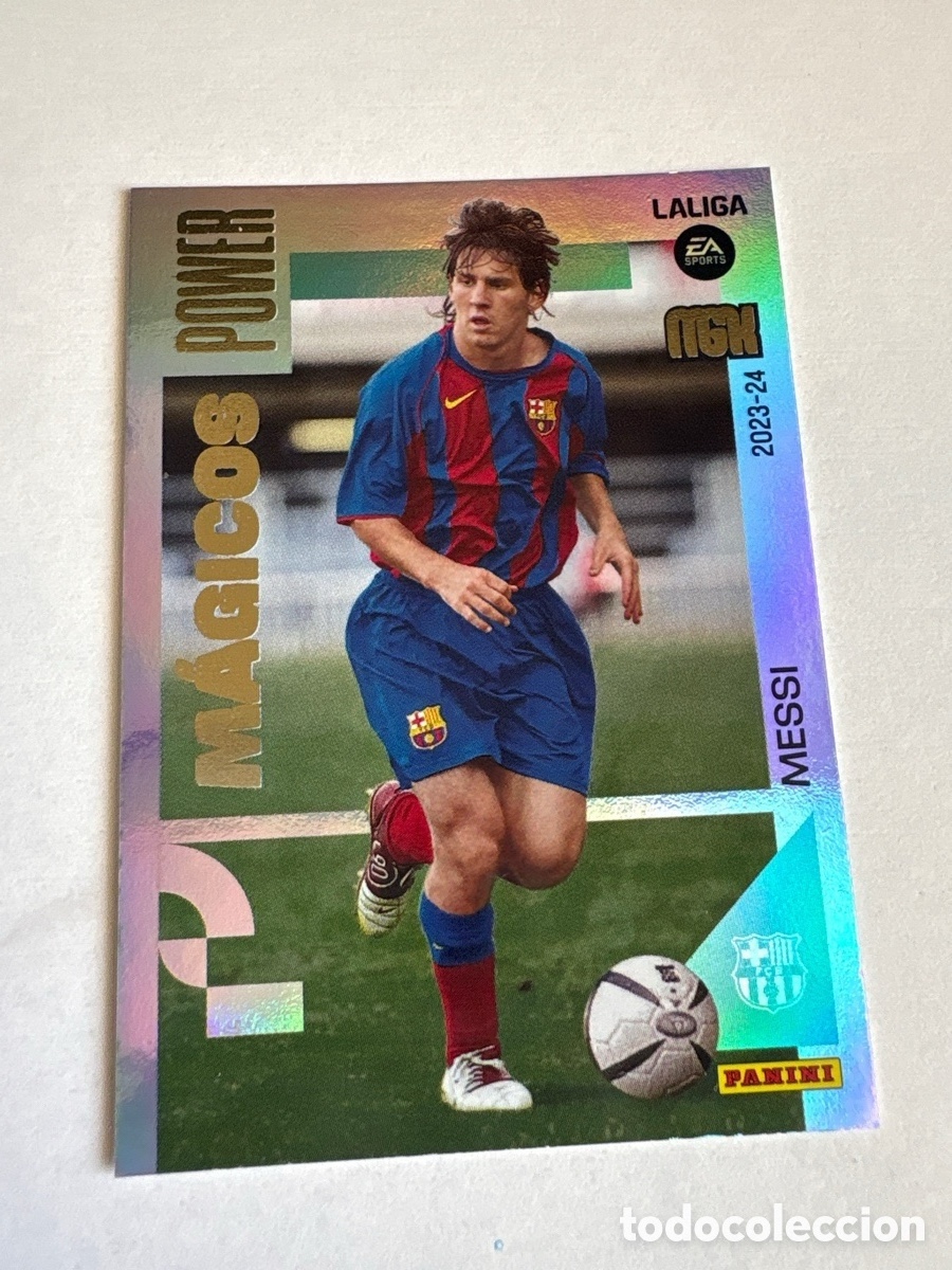 Cromos de f&uacute;tbol: Cromo de Messi Magic Power - Foto 1