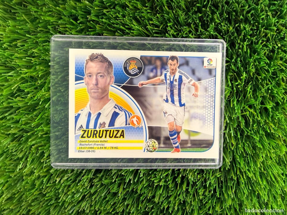 Football Stickers: N&ordm; 11A Zurutuza Real Sociedad Liga Este 16 17