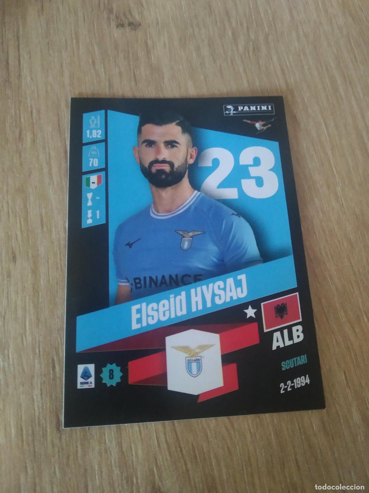 Cartes &agrave; collectionner de Football: 228 ELSEID HYSAJ LAZIO CROMO FUTBOL PANINI LIGA ITALIA 22-23 CALCIATORI 2022-2023