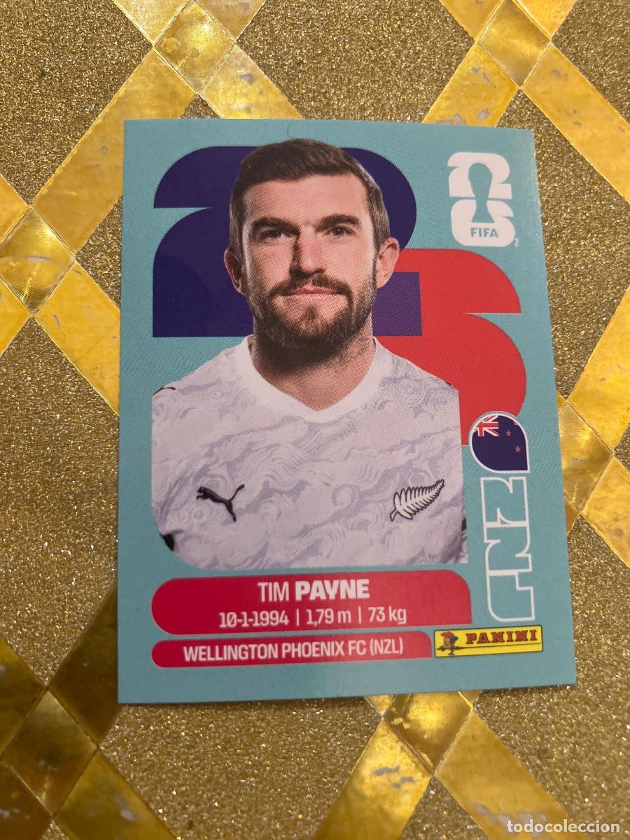 Cromos de F&uacute;tbol: CROMO DE F&Uacute;TBOL NUMERO NZL 6 TIM PAYNE NUEVA ZELANDA MUNDIAL 2026 MEXICO-EEUU-CANADA PANINI !