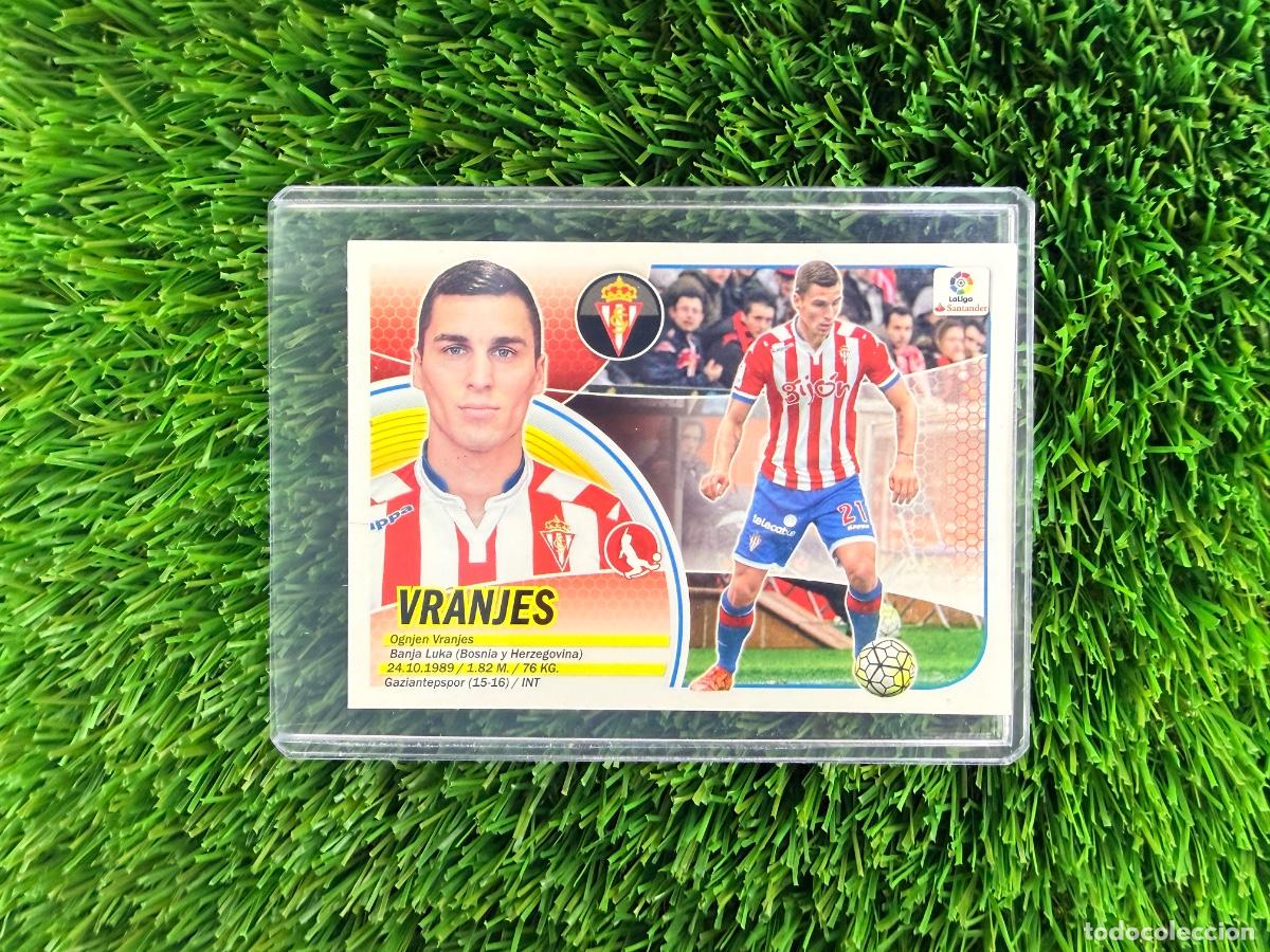 Cromos de F&uacute;tbol: N&ordm; 4 Vranjes Real Sporting Liga Este 16 17