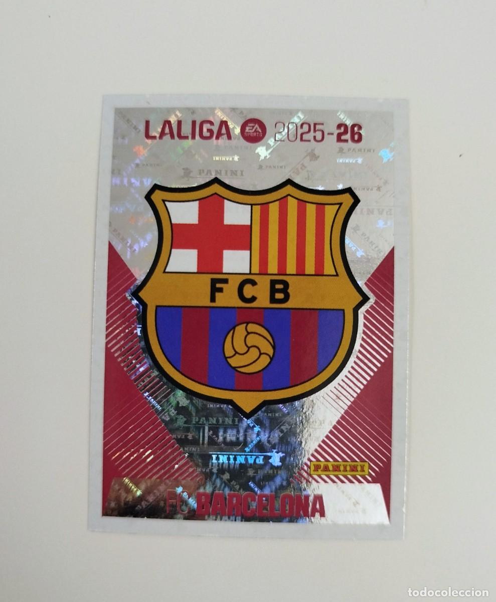 Figurine di Calcio: Escudo 1 SIN PEGAR NUNCA PEGADO FC Barcelona Liga Ediciones Este 25 26 / 2025 2026