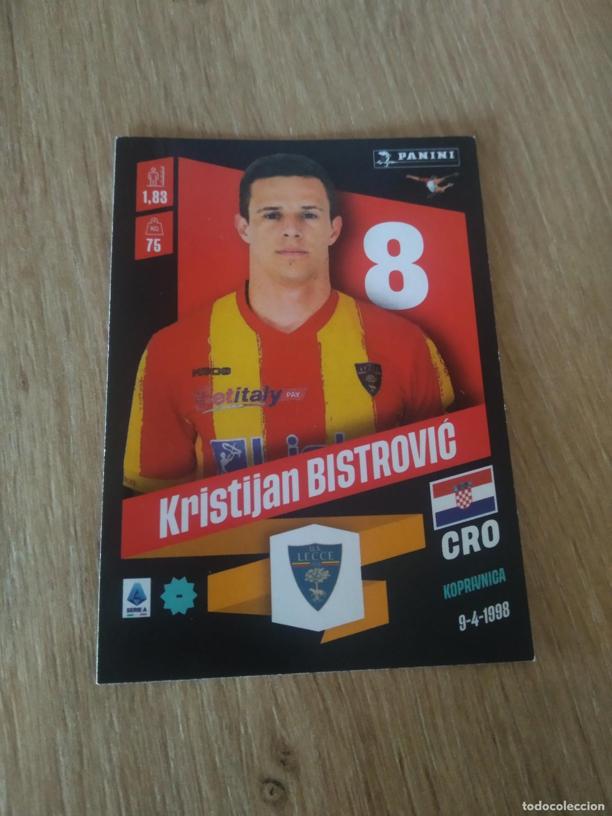 Figurine di Calcio: 262 KRISTIJAN BISTROVIC LECCE CROMO FUTBOL PANINI LIGA ITALIA 22-23 CALCIATORI 2022-2023